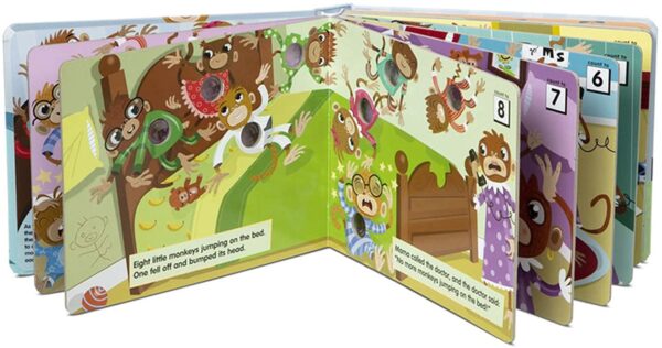 Poke-a-Dot 10 Little Monkeys Board Books - Image 2