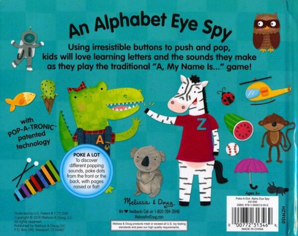 Poke-a-Dot Alphabet Eye Spy Board Book - Image 3