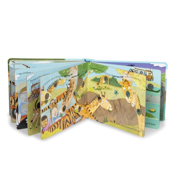 Poke-a-Dot Wheels on the Bus Wild Safari Board Book - Image 4
