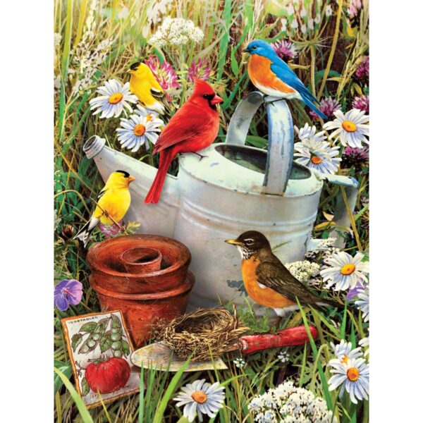 Paint by Number Garden Birds