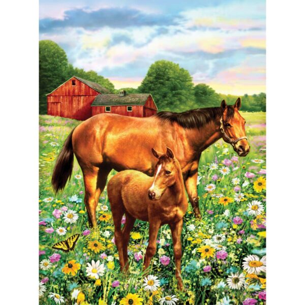 Paint by Number Horse In Field