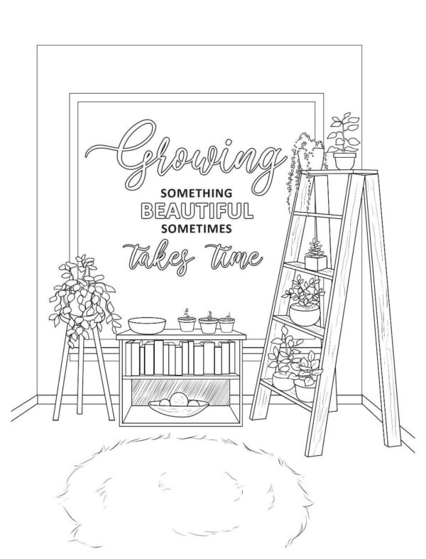 Be Still Adult Colouring Book - Image 2