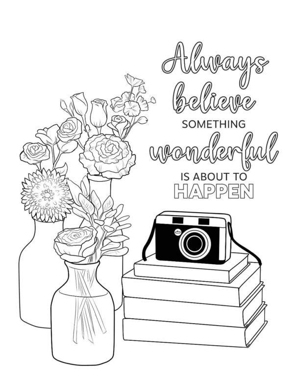 Be Still Adult Colouring Book - Image 3