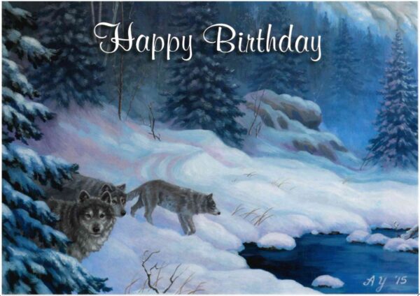 Cards Birthday Woodland Creatures - Image 2