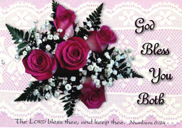 Cards Wedding Rose Bouquet - Image 2