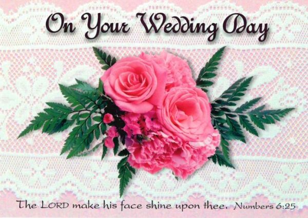 Cards Wedding Rose Bouquet - Image 3