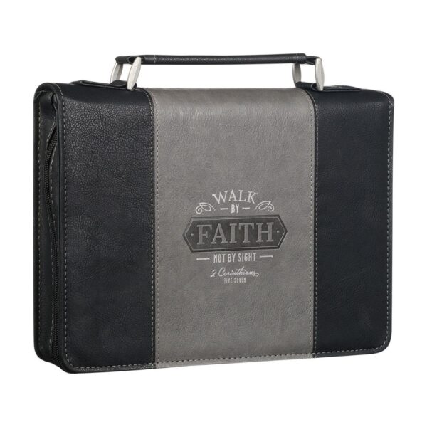 BC: Walk by Faith Faux Leather Classic Large - Isaiah 40:31 - Image 3