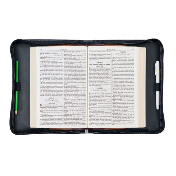 BC: Walk by Faith Faux Leather Classic Large - Isaiah 40:31 - Image 5