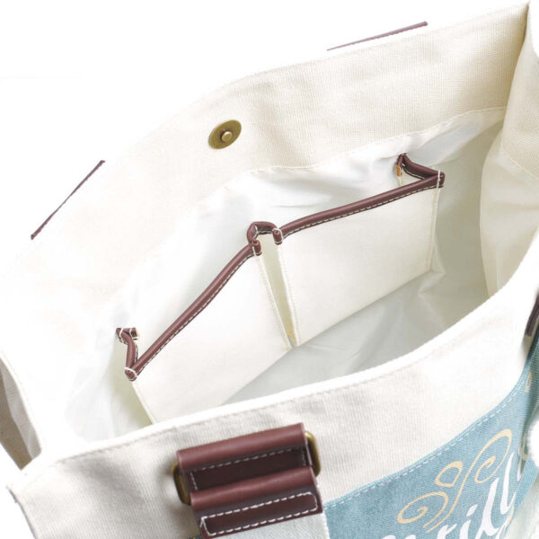 Canvas Tote Bag Be Still - Psalm 46:10 - Image 4