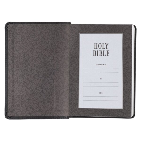 KJV Black Faux Leather Large Print Compact Bible - Image 4