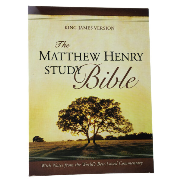 Matthew Henry Study Bible Black Bonded Leather - Image 2
