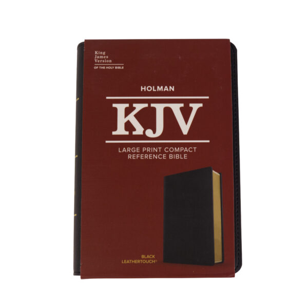 KJV Large Print Compact Reference Bible, Black Leathertouch - Image 2