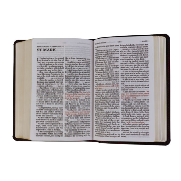KJV Large Print Compact Reference Bible, Black Leathertouch - Image 4