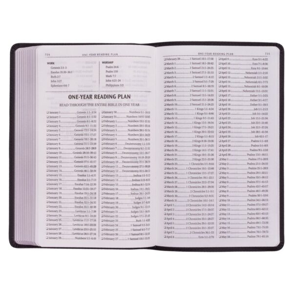 KJV Black Faux Leather Gift Edition Bible - Image 6