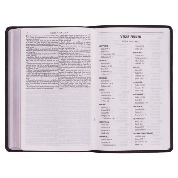 KJV Black Faux Leather Gift Edition Bible - Image 7