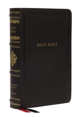 KJV Wide-Margin Reference Bible - Black