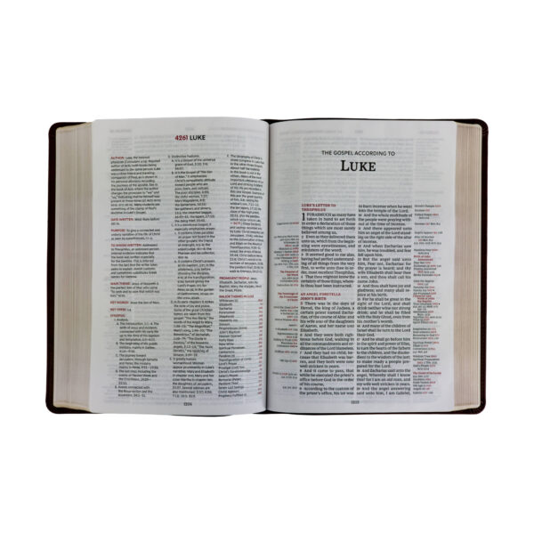 KJV Thompson Chain-Reference Bible - Brown - Image 5