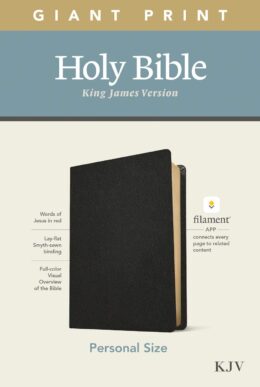 KJV Personal Size Giant Print Bible, Filament Enabled