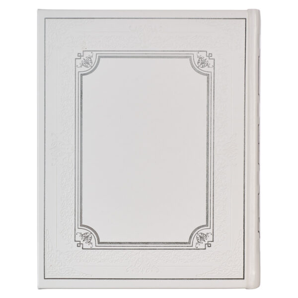 KJV White Faux Leather Family Bible HC Padded - Image 2