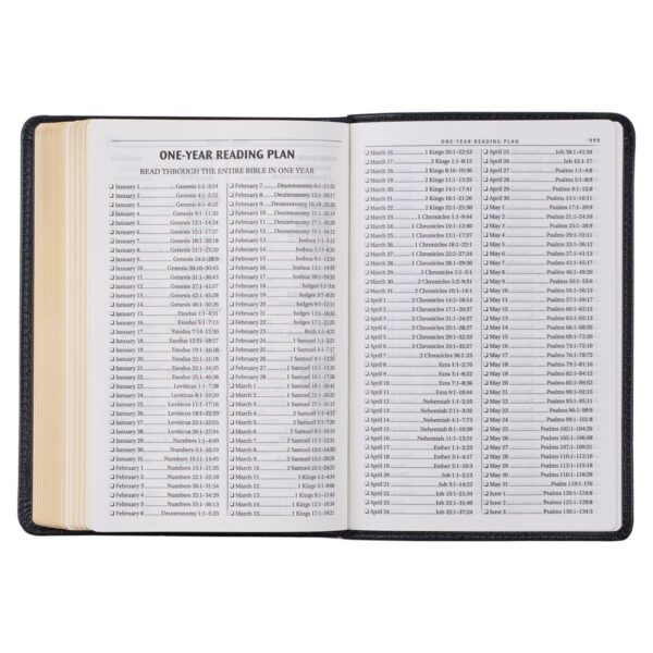 KJV Compact Bible Black Full Grain Leather - Image 7