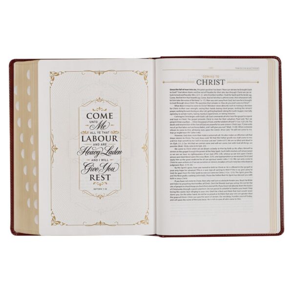 KJV Study Bible, Standard Print Faux Leather - Thumb Index - Image 6