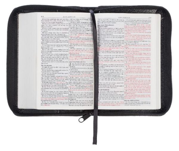 KJV Bible Pocket Black with Zipper - Image 4