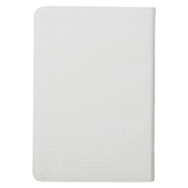 KJV White Faux Leather Compact Bible - Image 2