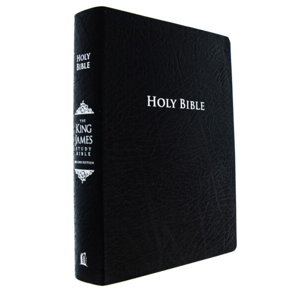 KJV Study Bible, Large Print, Bonded Leather, Black - Image 3