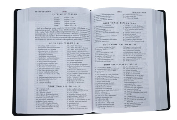 KJV Study Bible, Large Print, Bonded Leather, Black - Image 4