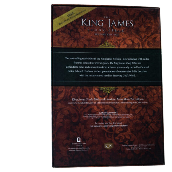 KJV Study Bible, Large Print, Bonded Leather, Black - Image 6