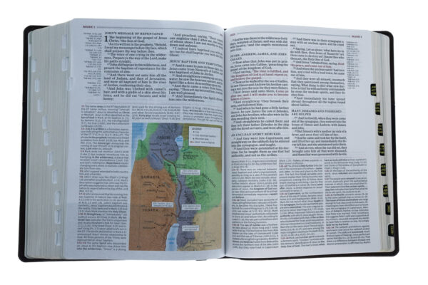 KJV Study Bible, Full-Color, Saddle Brown Leathertouch, Indexed: Red Letter - Image 6