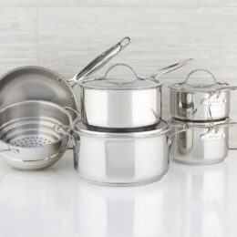 Meyer Stainless Steel Cookware Set, 10-Piece