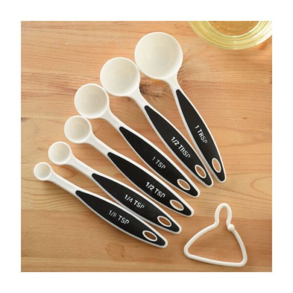 Measuring Spoons Set of 6 White - Image 2