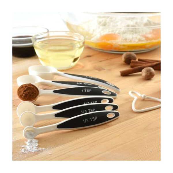 Measuring Spoons Set of 6 White - Image 4