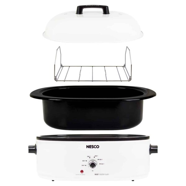 Roaster Oven Nesco 18 qt Oval White - Image 2