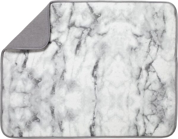 Microfiber Dish Drying Mat - XL Marble - 18"x 24"" - Image 2