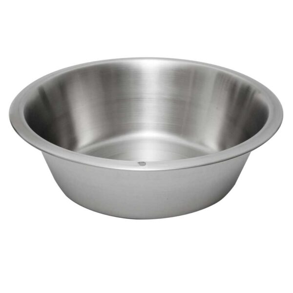 Dish Pan SS 8 1/2 qt Flat Bottom