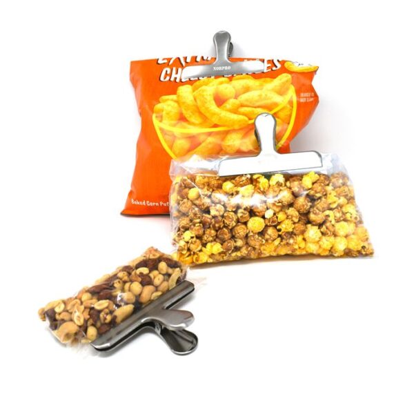 Jumbo Bag Clip Stainless Steel 4.5" - Image 6