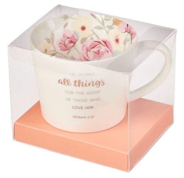 Mug All Things Coffee - Romans 8:28 - 13 oz - Image 3