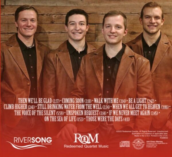 Those Were The Days CD 2023 - Redeemed Quartet - Image 2