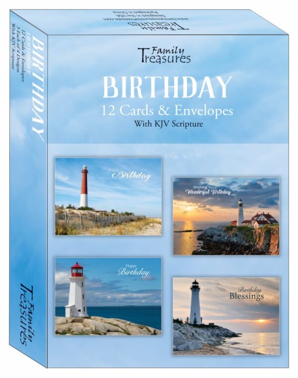 Boxed Birthday Cards - Lighthouses