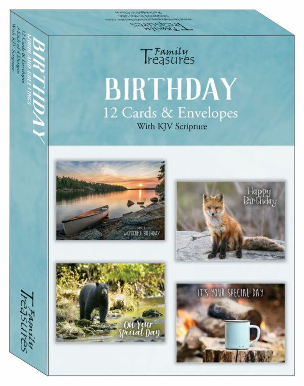 Boxed Birthday Cards - Woodland Greetings