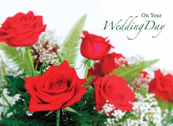 Boxed Wedding Cards - Rose Bouquet - Image 2