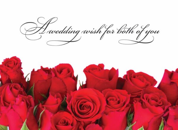 Boxed Wedding Cards - Rose Bouquet - Image 4