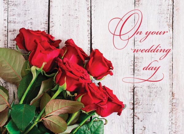 Boxed Wedding Cards - Rose Bouquet - Image 6