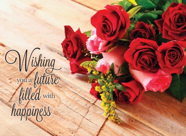 Boxed Wedding Cards - Rose Bouquet - Image 8