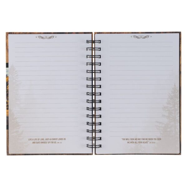 The LORD is My Strength Wirebound Journal - Psalm 28:7 - Image 4