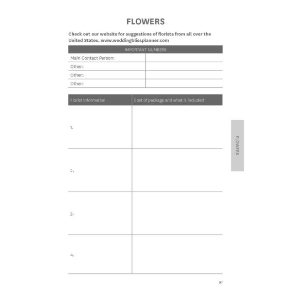 Wedding Bliss Planner 4th edition - Image 5