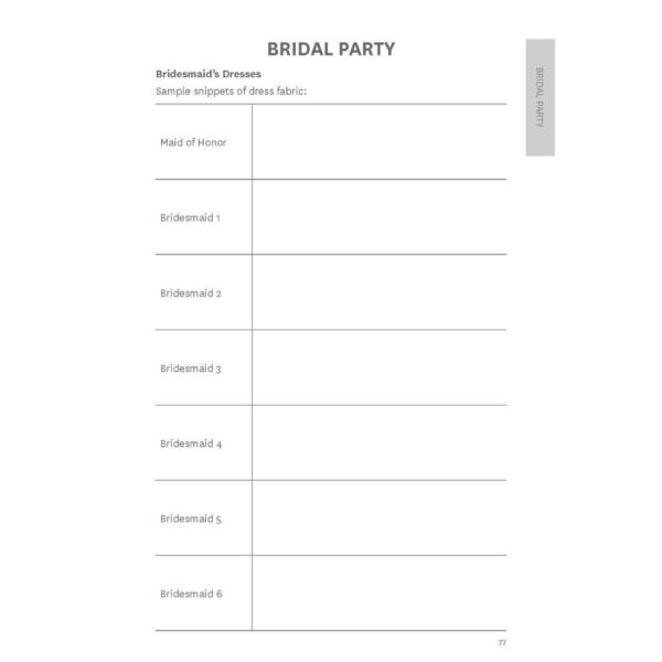 Wedding Bliss Planner 4th edition - Image 9
