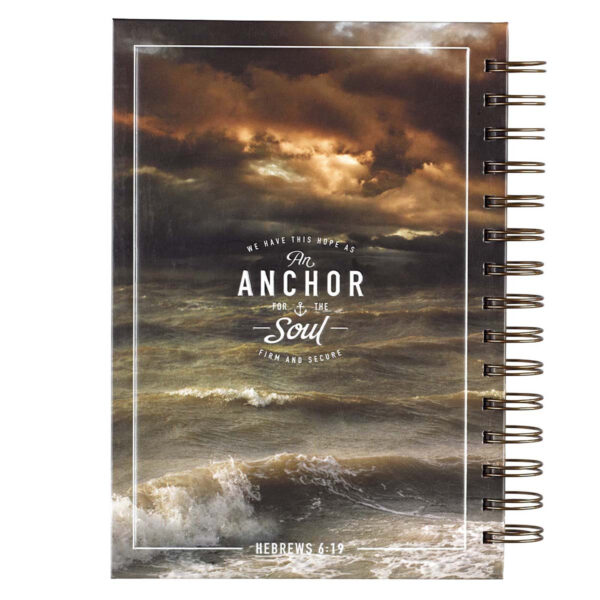 Journal Anchor For The Soul Large Wirebound - Hebrews 6:19